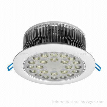 LD 24W LED Ceiling Light with 64 Pieces Aluminum Fins, Bridgelux/Epistar/Epileds Chip